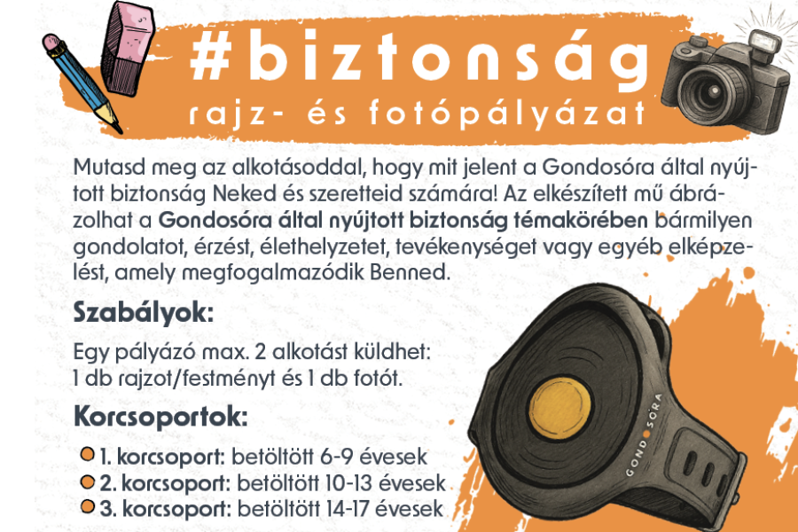 Együttműködő partnerünk, a Gondosóra rajzpályázatát ajánljuk figyelmükbe!